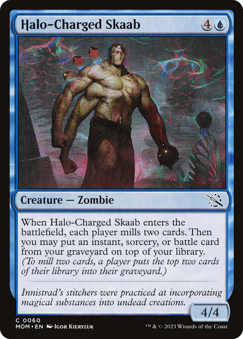Halo-Charged Skaab (MOM-060) - March of the Machine Foil