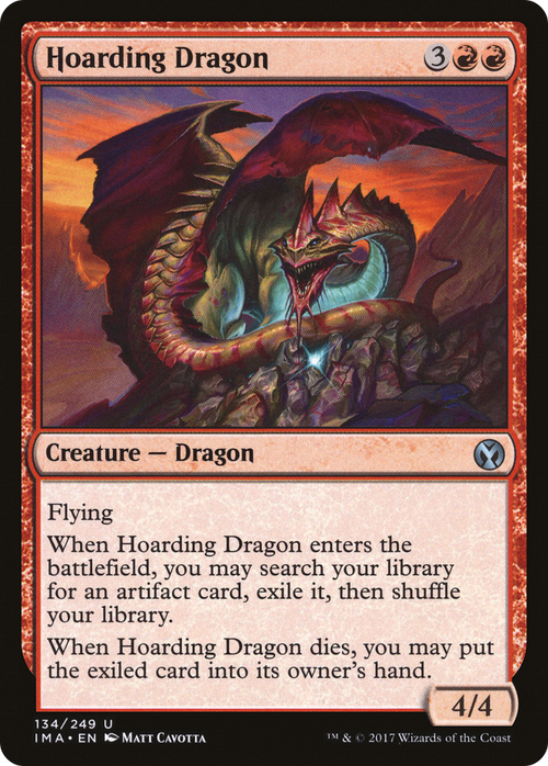 Hoarding Dragon (IMA-134) - Iconic Masters Foil
