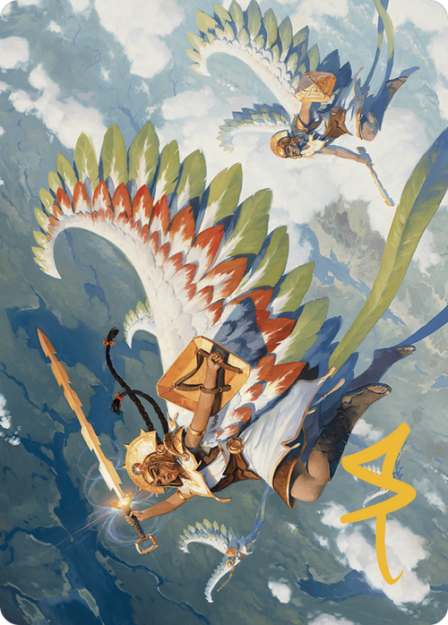 Resplendent Angel // Resplendent Angel (ALCI-005) - The Lost Caverns of Ixalan Art Series (Borderless) Foil