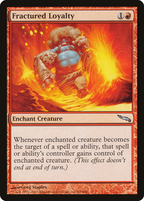 Fractured Loyalty (MRD-093) - Mirrodin Foil