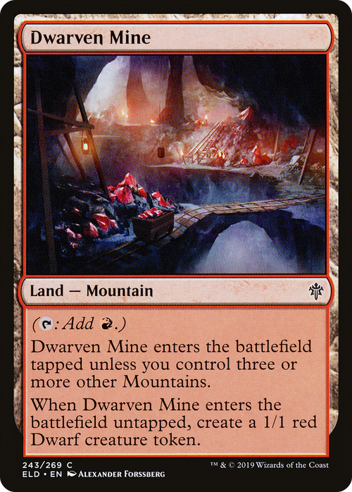 Dwarven Mine (ELD-243) - Throne of Eldraine