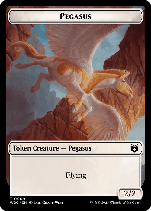Pegasus (TWOC-009) - Wilds of Eldraine Commander Tokens