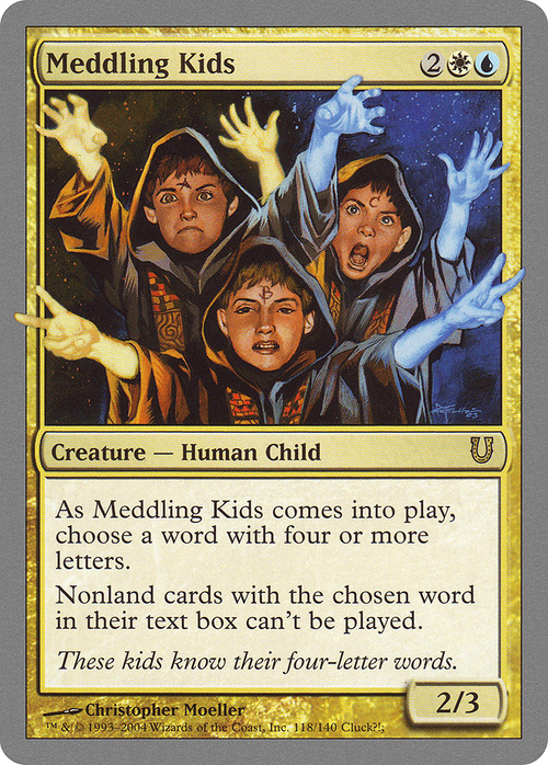Meddling Kids (UNH-118) - Unhinged Foil