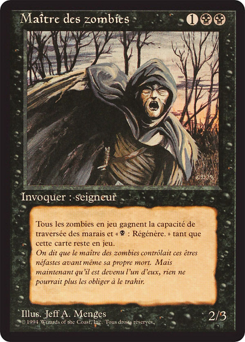 Zombie Master (FBB-) - Foreign Black Border
