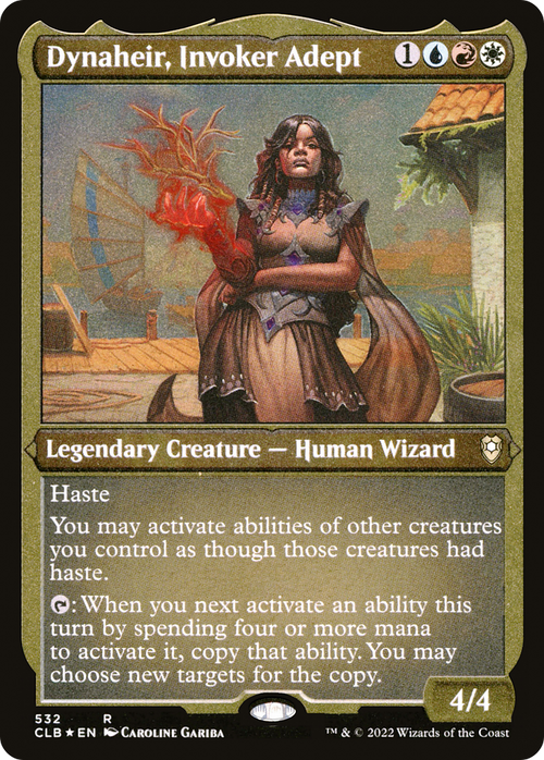 Dynaheir, Invoker Adept (Foil Etched) (CLB-532) - Commander Legends: Battle for Baldur's Gate Foil