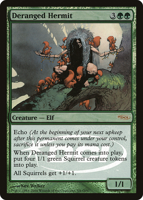 Deranged Hermit (JDG-005) - Judge Gift Cards 2004 Foil