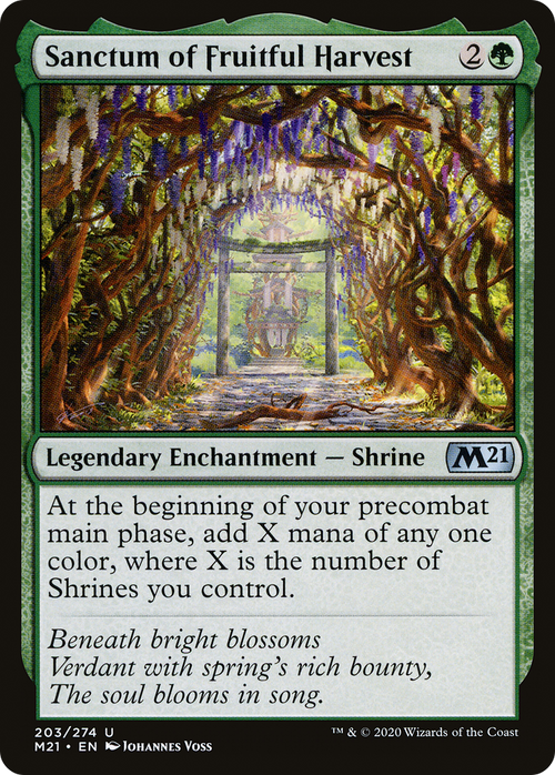 Sanctum of Fruitful Harvest (M21-203) - Core Set 2021