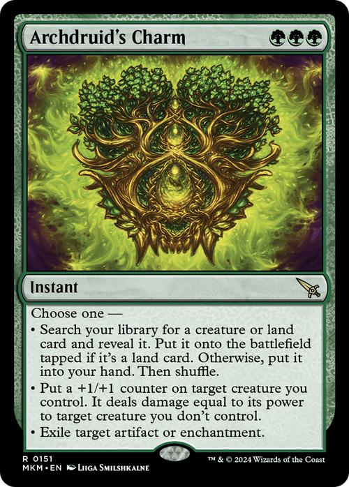 Archdruid's Charm (MKM-151) - Murders at Karlov Manor Foil