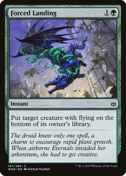 Forced Landing (WAR-161) - War of the Spark Foil