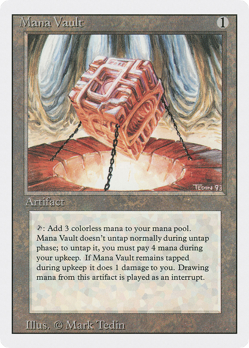 Mana Vault (3ED-) - Revised Edition