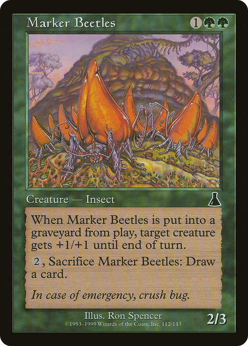 Marker Beetles (UDS-112) - Urza's Destiny