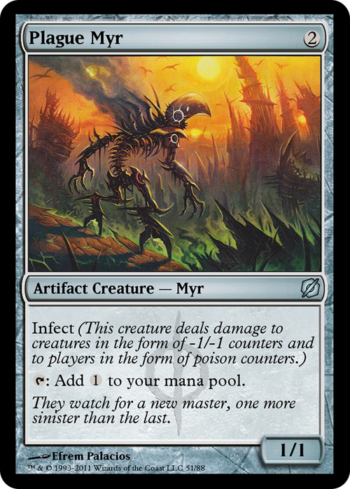 Plague Myr (TD2-051) - Duel Decks: Mirrodin Pure vs. New Phyrexia