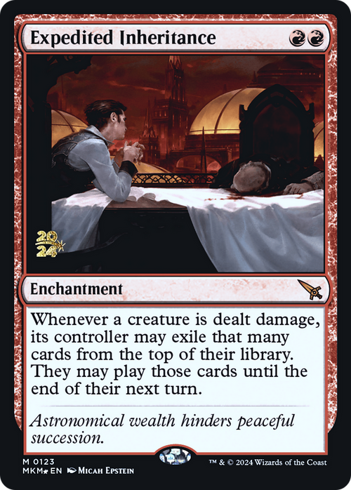 Expedited Inheritance (PRE-123) - Murders at Karlov Manor Promos Foil