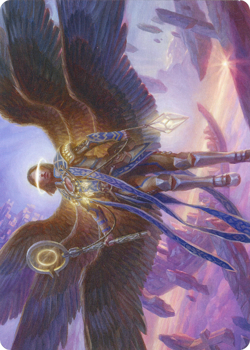 Angel of Destiny // Angel of Destiny (AZNR-037) - Zendikar Rising Art Series (Borderless)