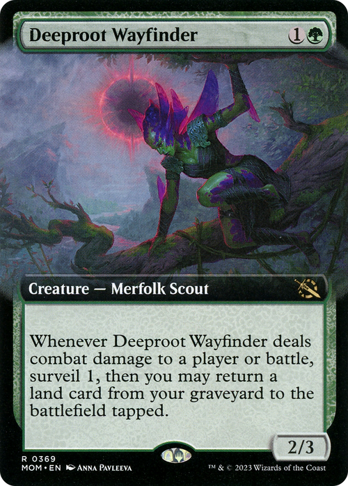 Deeproot Wayfinder (Extended Art) (MOM-369) - March of the Machine: (Extended Art)