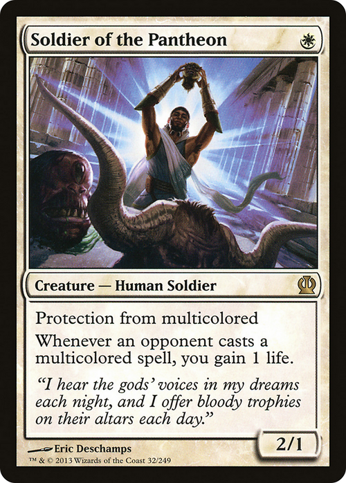 Soldier of the Pantheon (THS-032) - Theros Foil