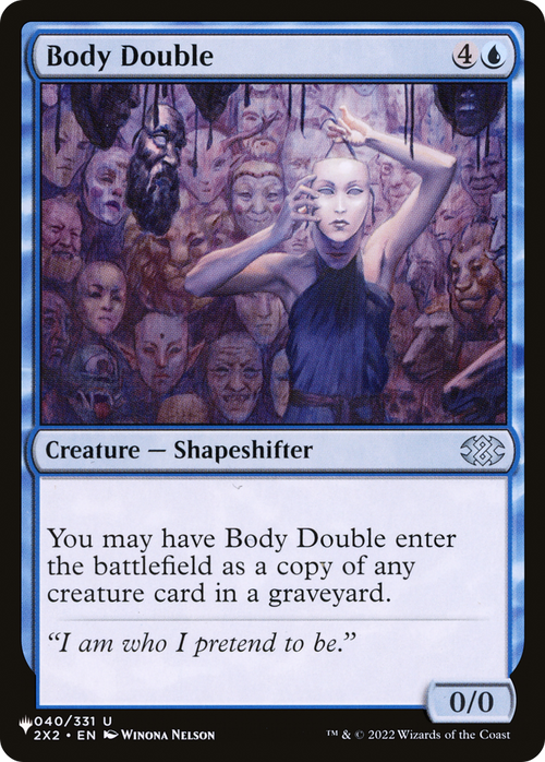 Body Double (LIST-2X2-40) - The List