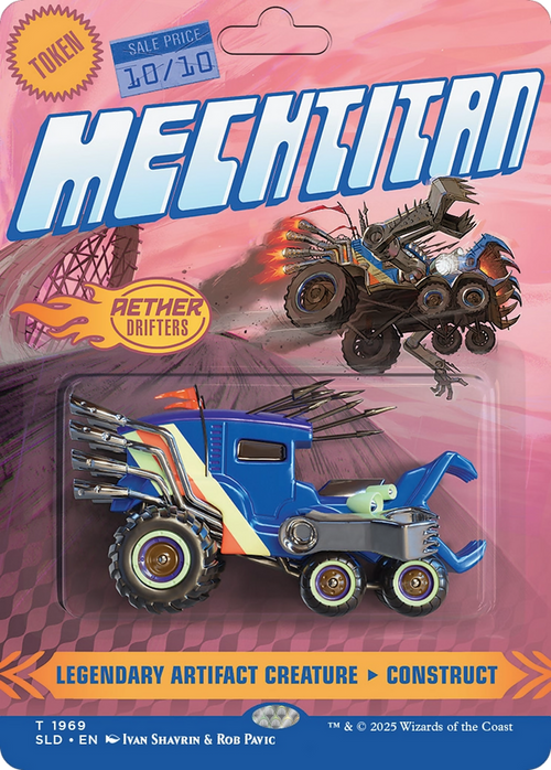 Mechtitan Token (SLD-1969) - Secret Lair Drop (Borderless)