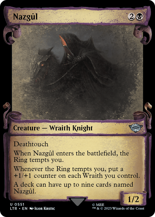 Nazgul (0551) (Showcase Scrolls) (LTR-551) - The Lord of the Rings: Tales of Middle-earth: (Showcase)