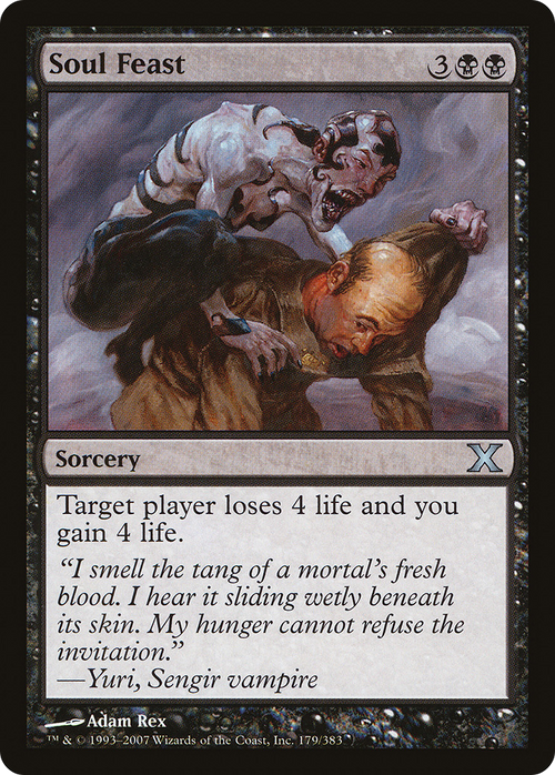 Soul Feast (10E-179) - Tenth Edition Foil