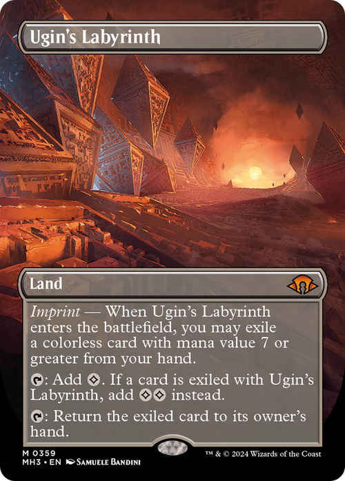 Ugin's Labyrinth (Borderless) (MH3-359) - Modern Horizons 3