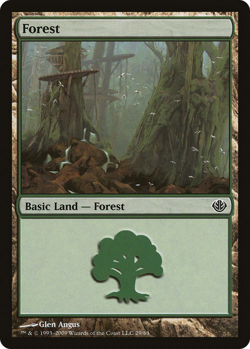 Forest (29) (DDD-029) - Duel Decks: Garruk vs. Liliana