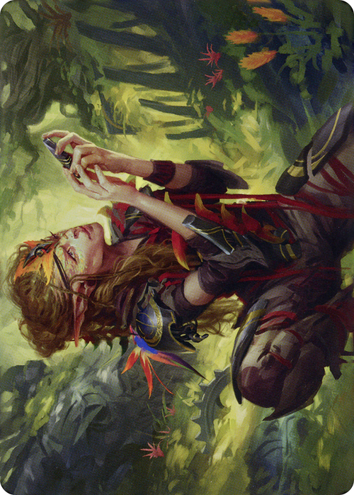 Meria, Scholar of Antiquity // Meria, Scholar of Antiquity (ADMU-050) - Dominaria United Art Series (Borderless)
