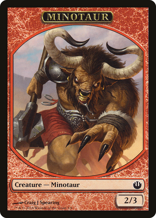 Minotaur Token (JOU-003) - Journey into Nyx Tokens