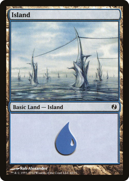 Island (41) (DDI-041) - Duel Decks: Venser vs. Koth