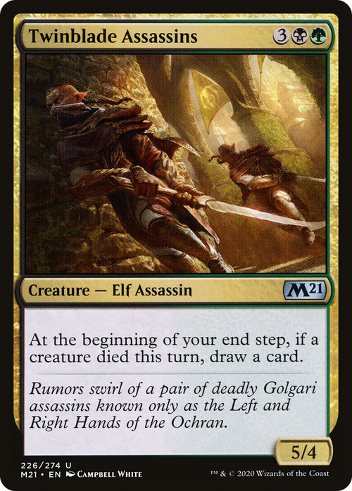 Twinblade Assassins (M21-226) - Core Set 2021