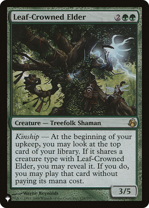 Leaf-Crowned Elder (LIST-128/150) - The List