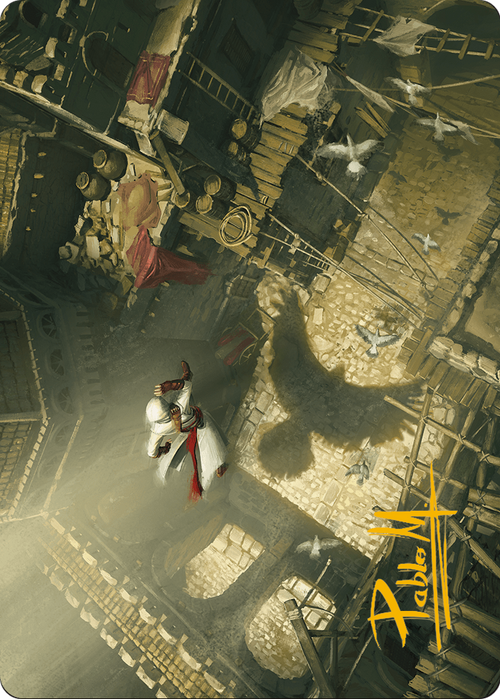 Rooftop Bypass Art Card (Gold-Stamped Signature) (ASACR-020) - Assassin's Creed Art Series (Borderless)