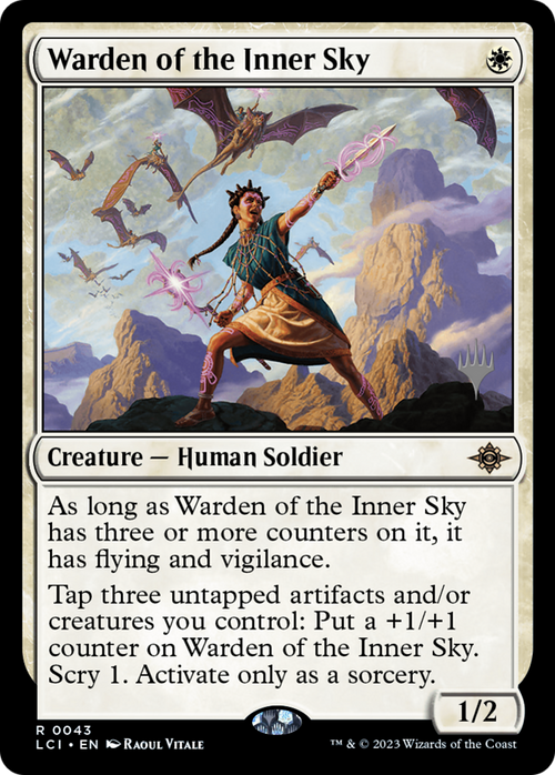 Warden of the Inner Sky (PPLCI-043) - The Lost Caverns of Ixalan Promos