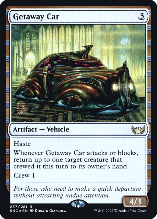 Getaway Car (PRE-237) - Streets of New Capenna Promos Foil