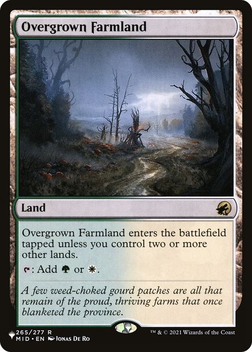 Overgrown Farmland (LIST-265/277) - The List