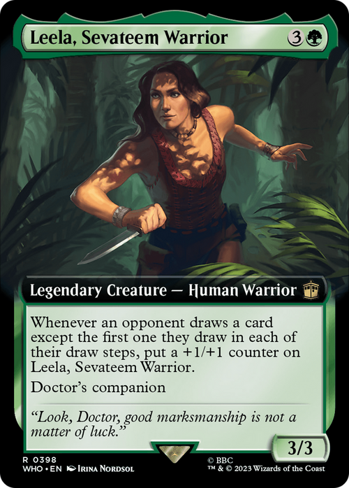Leela, Sevateem Warrior (Extended Art) (WHO-398) - Doctor Who: (Extended Art)