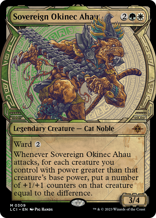 Sovereign Okinec Ahau (Showcase) (LCI-309) - The Lost Caverns of Ixalan: (Showcase) Foil