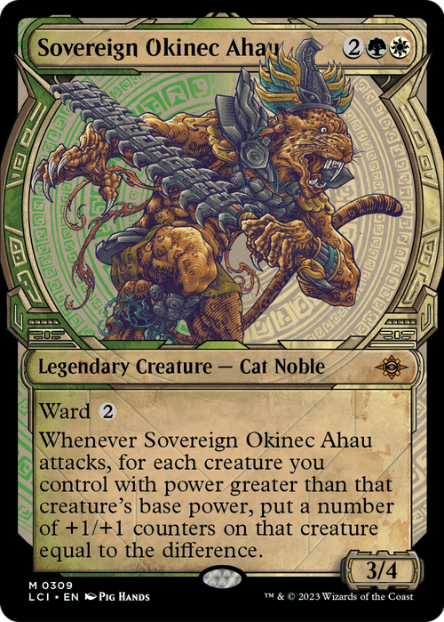 Sovereign Okinec Ahau (Showcase) (LCI-309) - The Lost Caverns of Ixalan: (Showcase) Foil