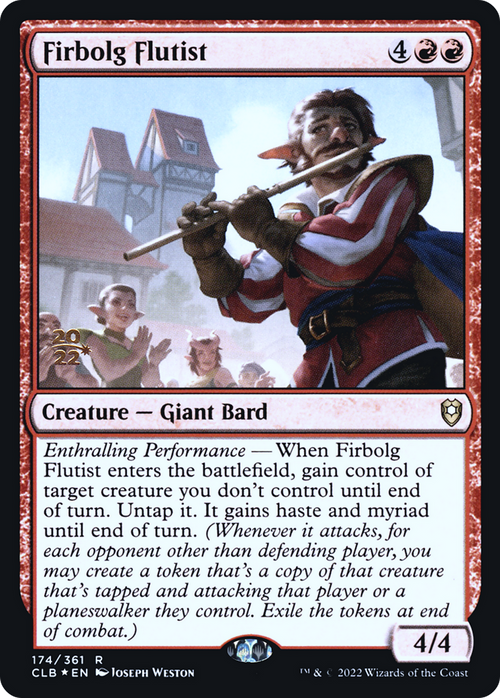 Firbolg Flutist (PRE-174) - Battle for Baldur's Gate Promos Foil