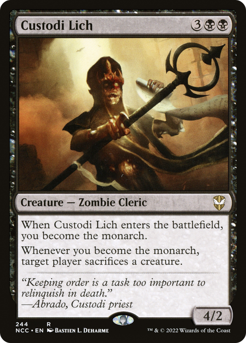 Custodi Lich (NCC-244) - New Capenna Commander