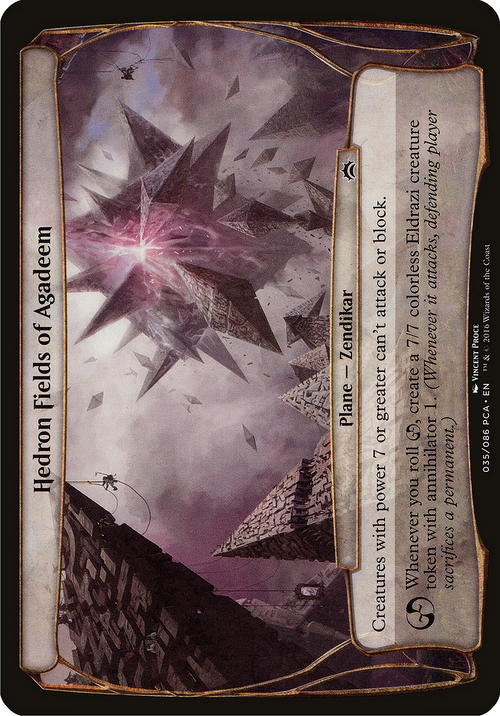 Hedron Fields of Agadeem (Planechase Anthology) (OVER-035) - Planechase Anthology Planes