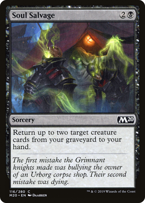 Soul Salvage (M20-116) - Core Set 2020