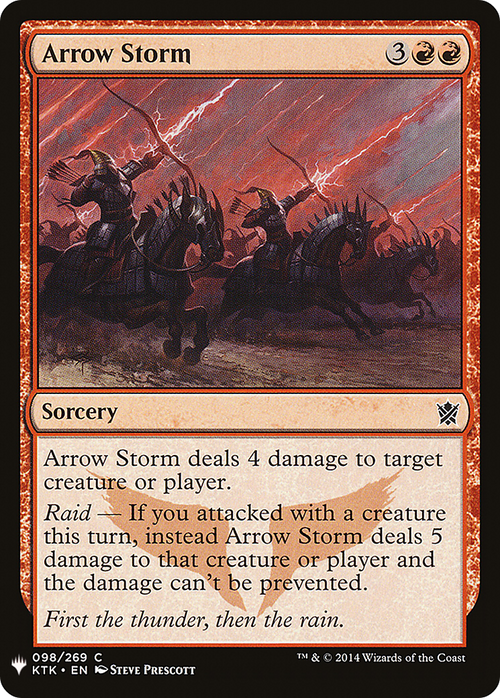 Arrow Storm (LIST-KTK-98) - The List
