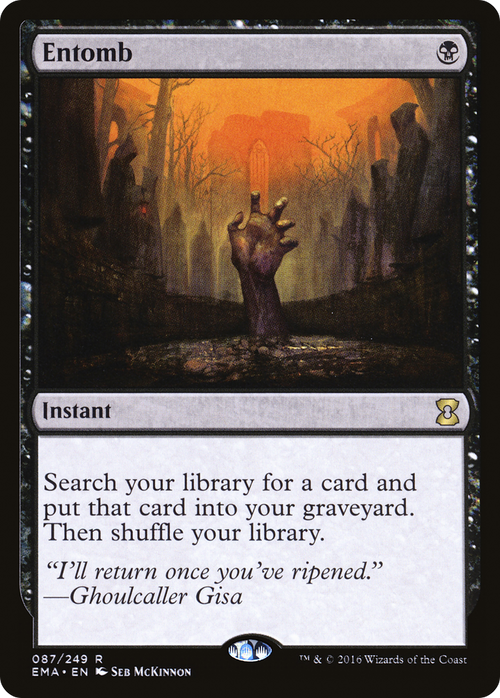 Entomb (EMA-087) - Eternal Masters Foil