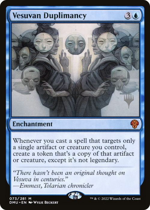 Vesuvan Duplimancy (PPDMU-073) - Dominaria United Promos Foil