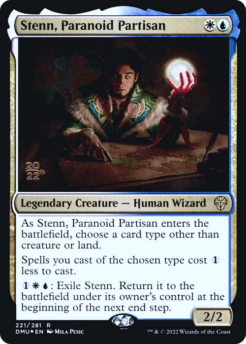 Stenn, Paranoid Partisan (PRE-221) - Dominaria United Promos Foil