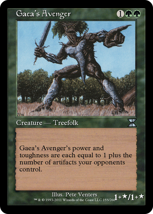 Gaea's Avenger (ME4-155) - Masters Edition IV Foil