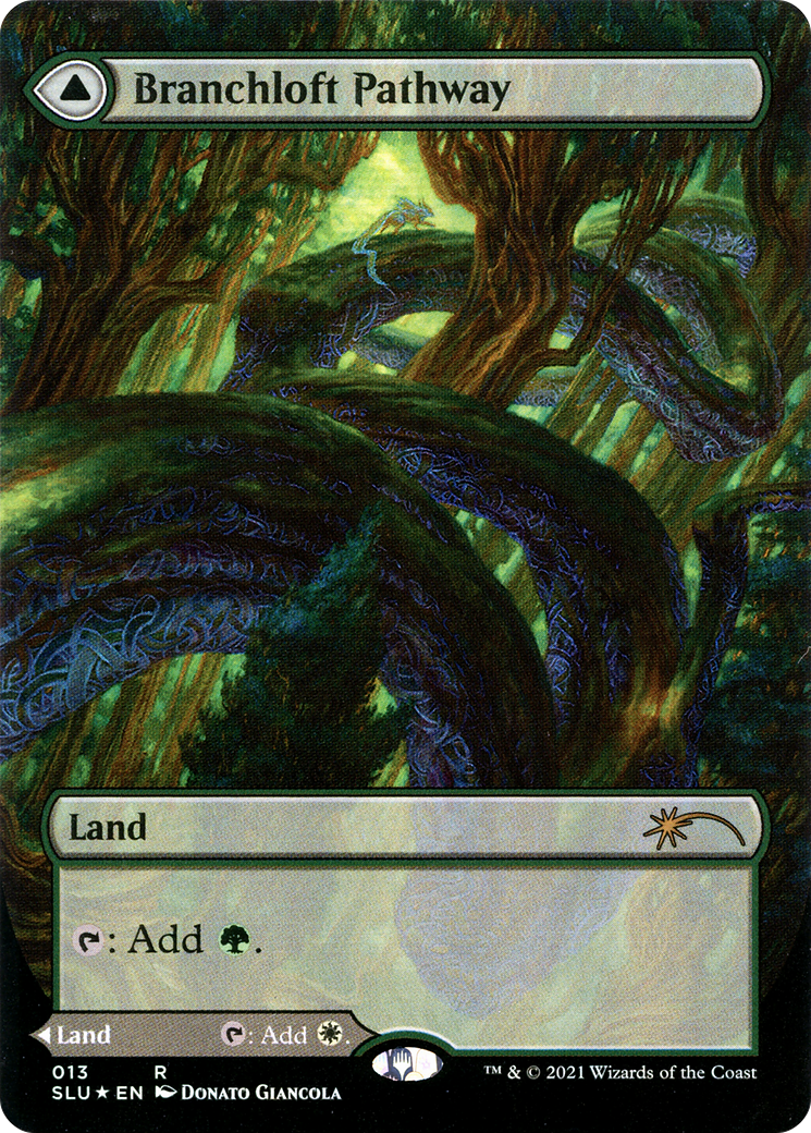 Branchloft Pathway (Borderless) (SLU-013) - Secret Lair: Ultimate Edition: (Showcase) (Borderless) Foil
