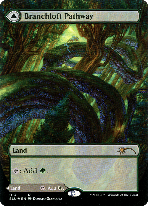 Branchloft Pathway (Borderless) (SLU-013) - Secret Lair: Ultimate Edition: (Showcase) (Borderless) Foil