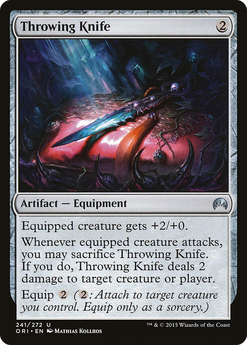 Throwing Knife (ORI-241) - Magic Origins Foil